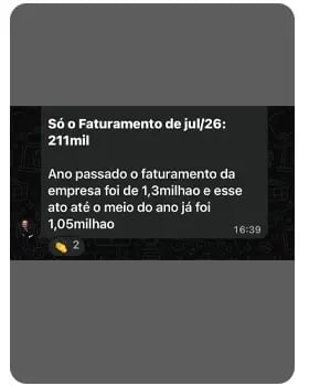 Print de resultado de médico mentorado pela MedConectt