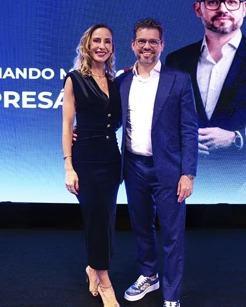 Dr. Gustavo Guimarães e Thaís Guimarães, criadores da MedConectt