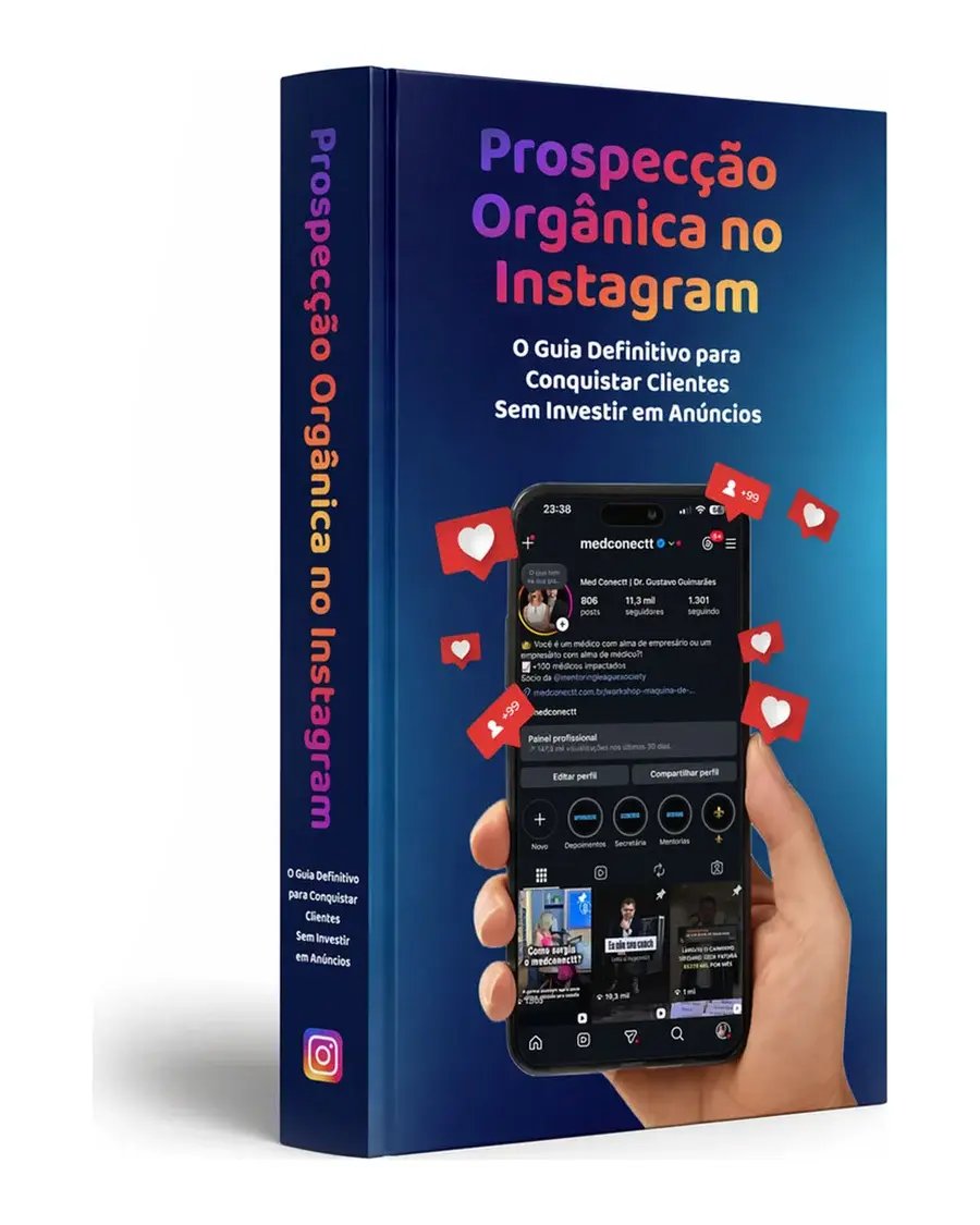 Capa do material Prospecção Orgânica no Instagram